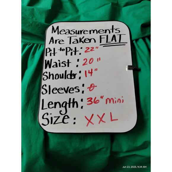 A New Day Women's size XXL Cotton Breathable Summer Mini Beachy Resort Dress - Picture 8 of 11